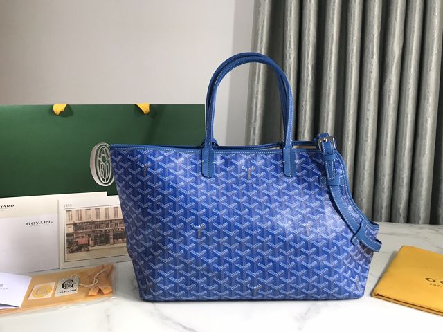 Goyard original canvas chien gris pet carrier bag GY0037 blue