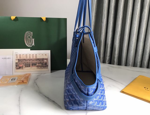 Goyard original canvas chien gris pet carrier bag GY0037 blue