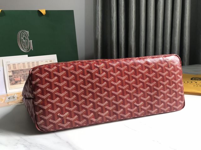 Goyard original canvas chien gris pet carrier bag GY0037 red