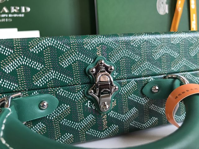 Goyard original canvas grand hotel trunk bag GY0036 green