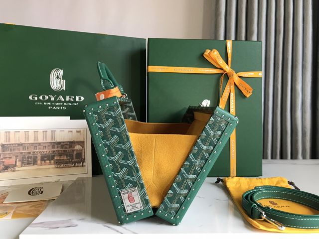 Goyard original canvas grand hotel trunk bag GY0036 green