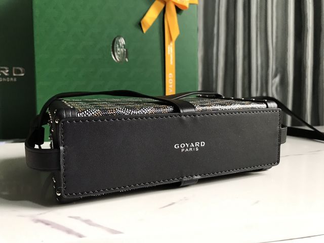 Goyard original canvas minaudiere trunk bag GY0039 black