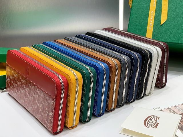 Goyard original canvas zipper wallet GY0041