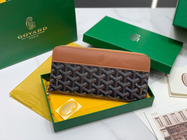 Goyard original canvas zipper wallet GY0041