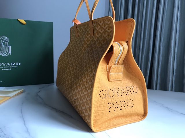 Goyard original canvas hardy PM bag GY0051 yellow