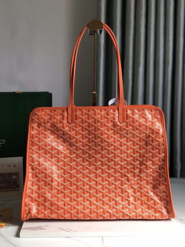 Goyard original canvas hardy PM bag GY0051 orange