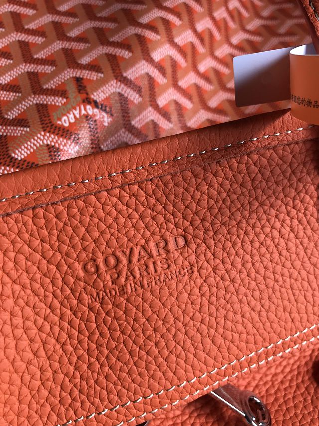 Goyard original canvas hardy PM bag GY0051 orange