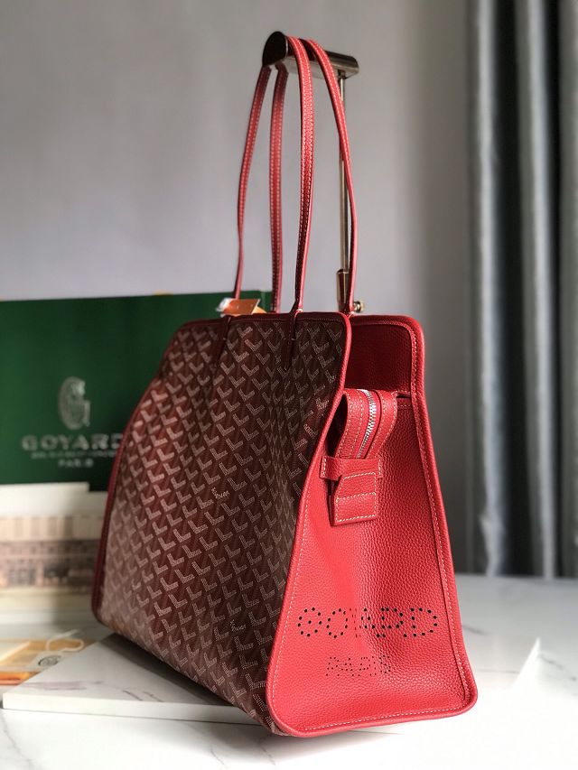 Goyard original canvas hardy PM bag GY0051 red