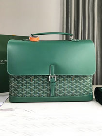 Goyard original canvas messenger bag PM GY0052 green