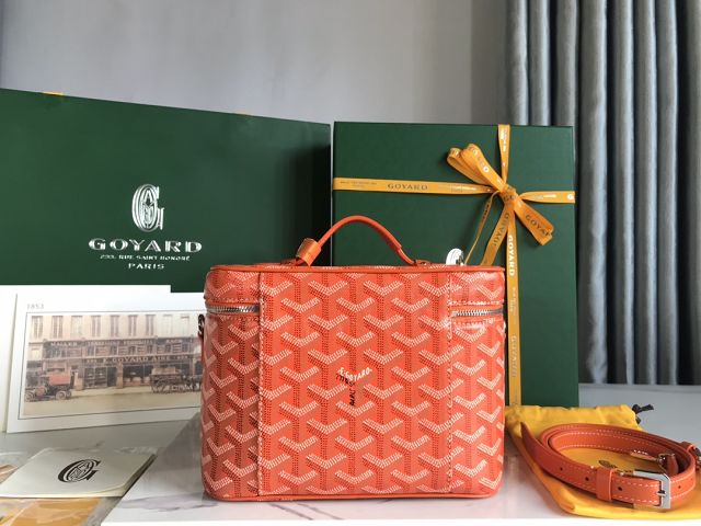 Goyard original canvas muse vanity case GY0052 orange