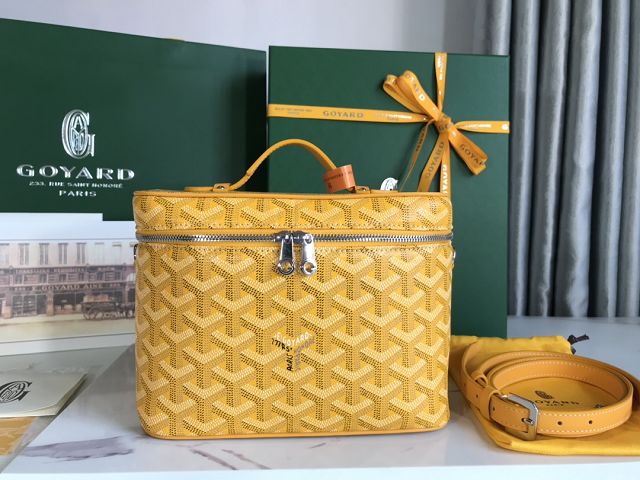 Goyard original canvas muse vanity case GY0052 yellow