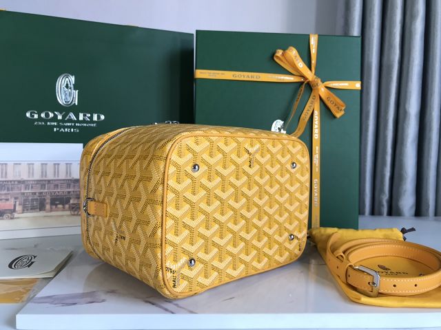 Goyard original canvas muse vanity case GY0052 yellow