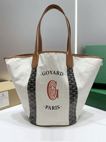 Goyard original cotton belharra tote bag GY0056 black