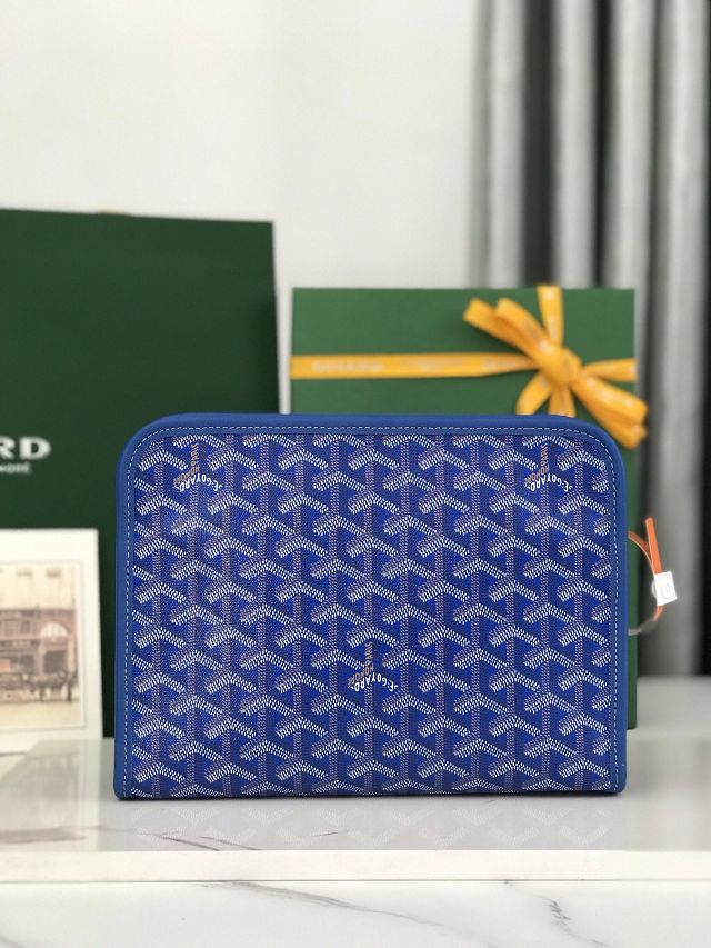 Goyard original canvas clutch GY0008 blue