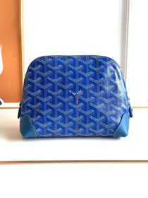 Goyard original canvas vendome cosmetic pouch GY0059 blue
