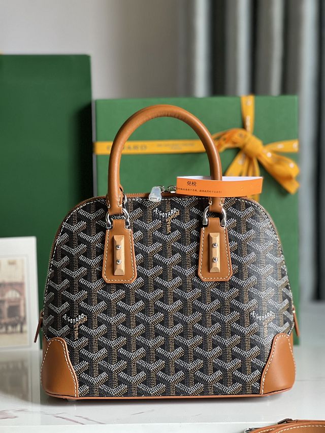 Goyard original canvas vendome mini bag GY0061 black&brown