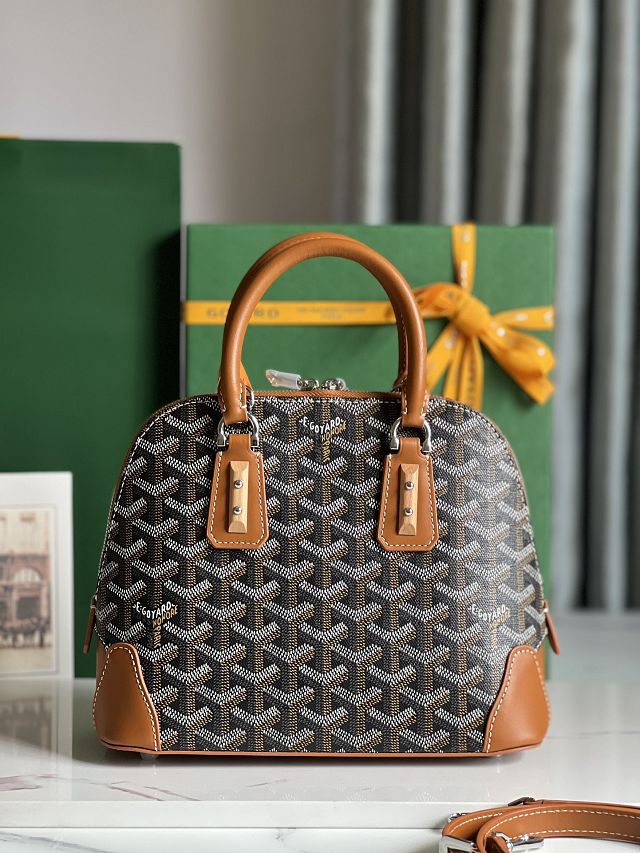 Goyard original canvas vendome mini bag GY0061 black&brown