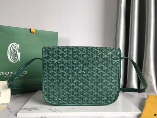 Goyard original canvas belvedere MM bag GY0072 green