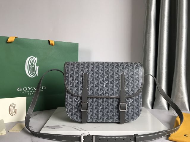 Goyard original canvas belvedere MM bag GY0072 grey