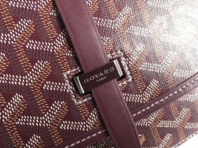 Goyard original canvas belvedere bag GY0012 burgundy