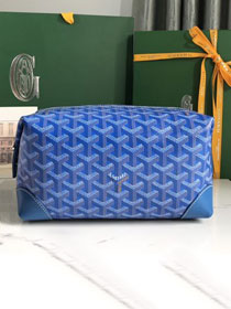 Goyard original canvas bowling 25 toiletry bag GY0068 blue