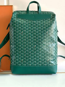 Goyard original canvas cisalpin backpack GY0067 green