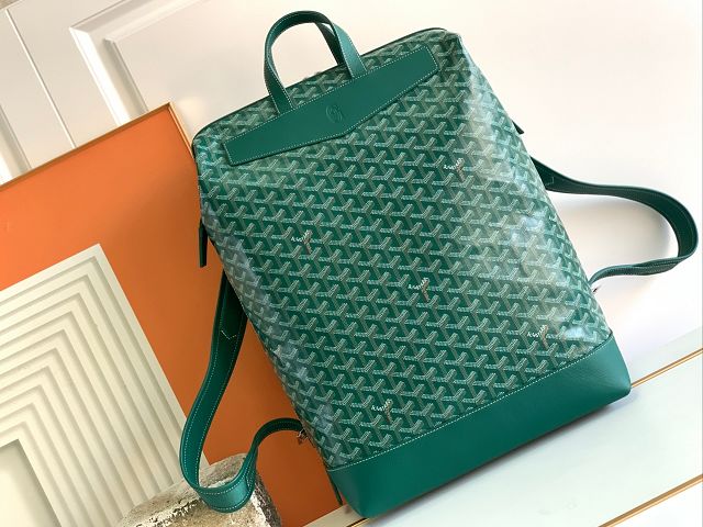 Goyard original canvas cisalpin backpack GY0067 green