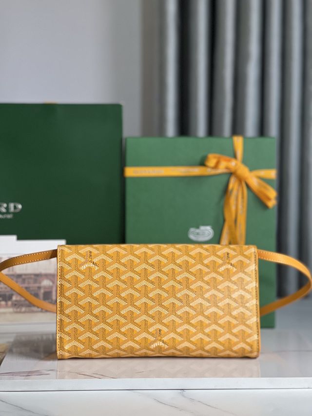 Goyard original canvas monte-carlo PM clutch GY0071 yellow