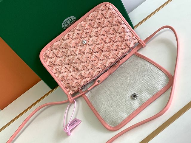 Goyard original canvas plumet pouch GY0010 pink