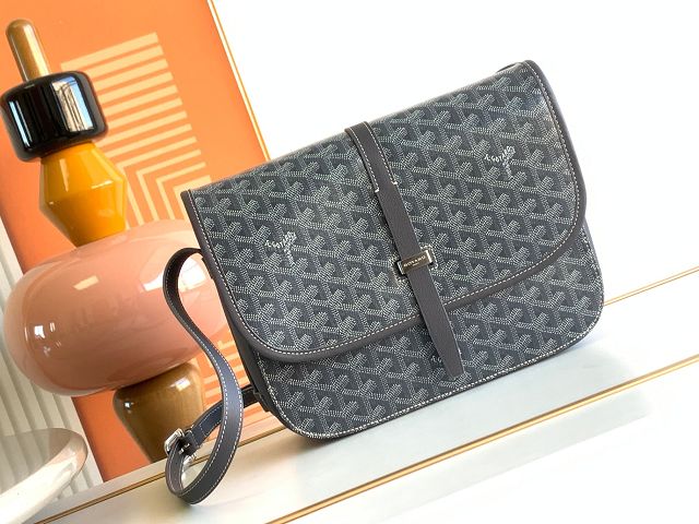 Goyard original canvas belvedere MM bag GY0073 grey