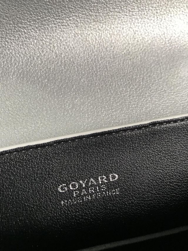 Goyard original canvas saigon souple mini bag GY0007 silver