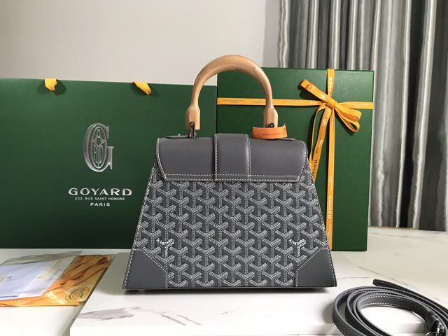 Goyard original canvas saigon structure PM bag GY0075 grey