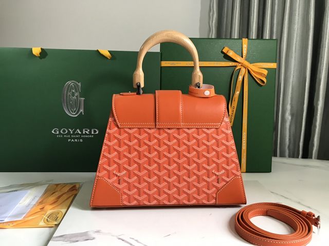 Goyard original canvas saigon structure PM bag GY0075 orange