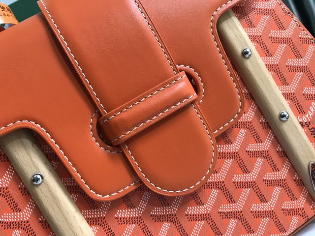 Goyard original canvas saigon structure PM bag GY0075 orange