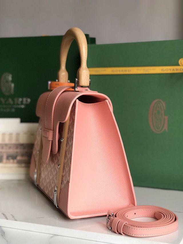 Goyard original canvas saigon structure PM bag GY0075 pink