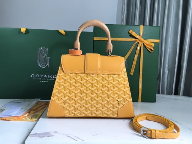 Goyard original canvas saigon structure PM bag GY0075 yellow