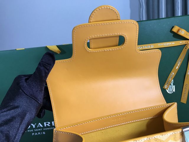 Goyard original canvas saigon structure PM bag GY0075 yellow