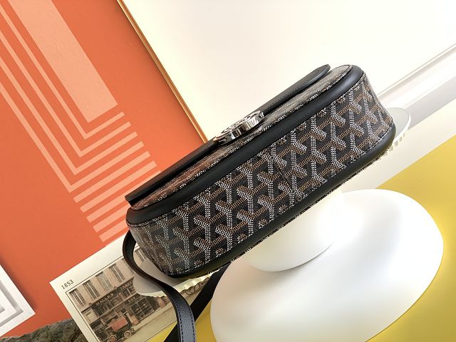 Goyard original calfskin&canvas saint honore 233 bag GY0077 black