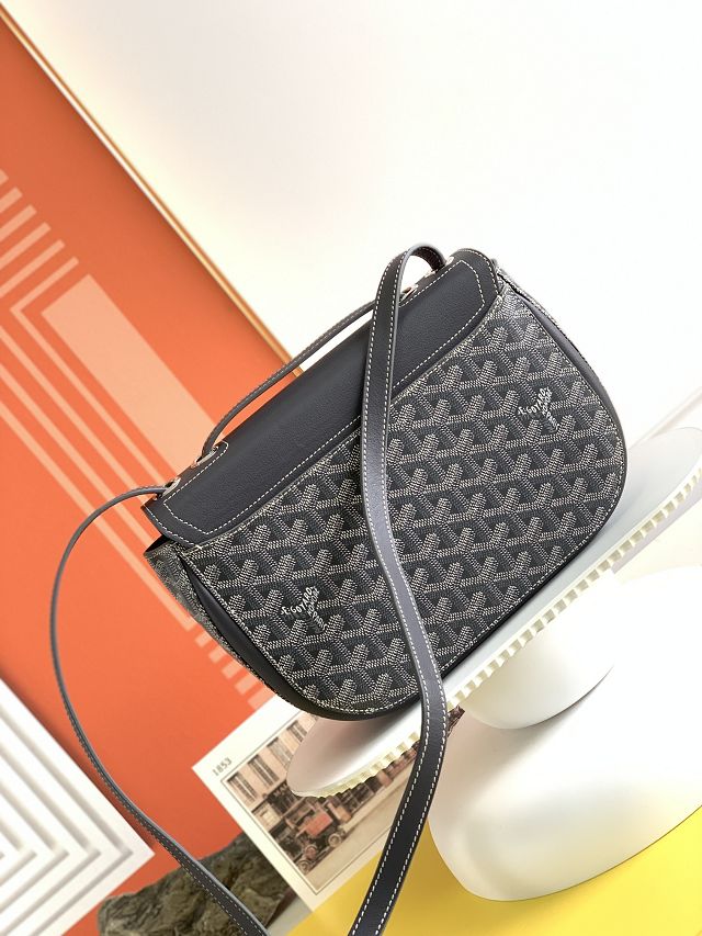 Goyard original calfskin&canvas saint honore 233 bag GY0077 grey