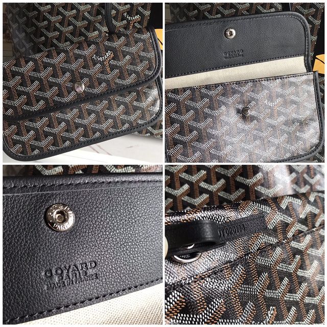 Goyard original canvas saint louis GM bag GY0081 black