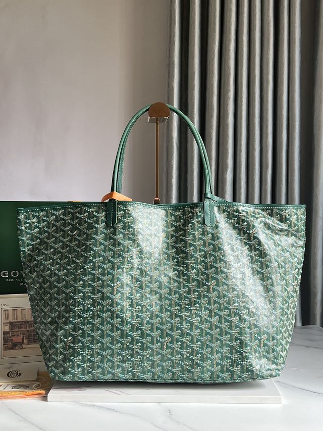 Goyard original canvas saint louis GM bag GY0081 green	