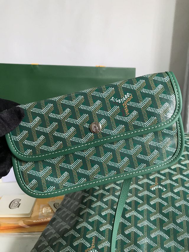 Goyard original canvas saint louis GM bag GY0083 green