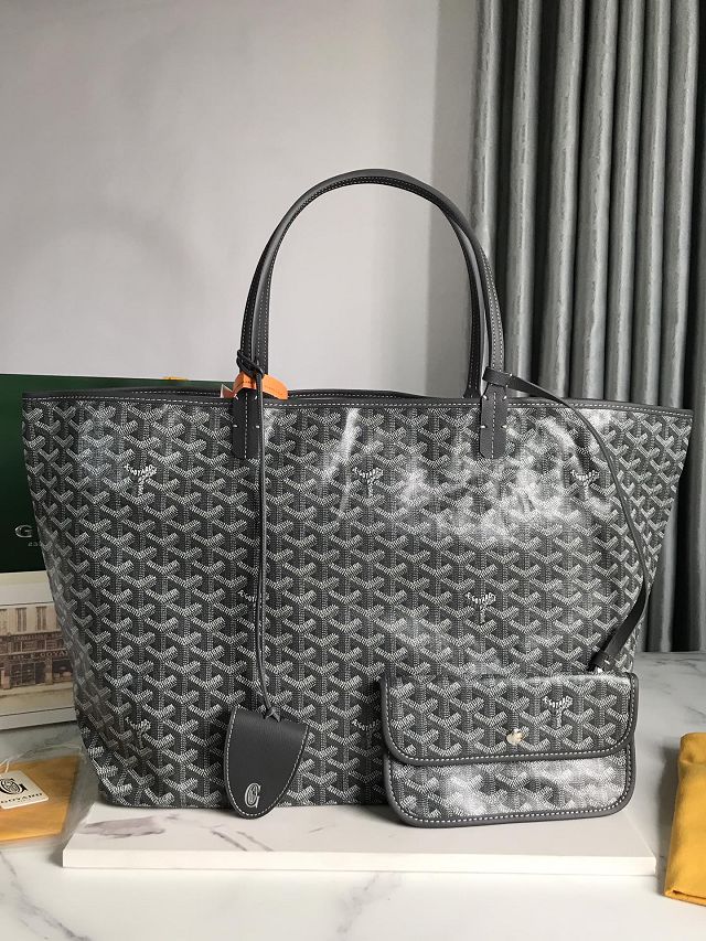 Goyard original canvas saint louis GM bag GY0083 grey