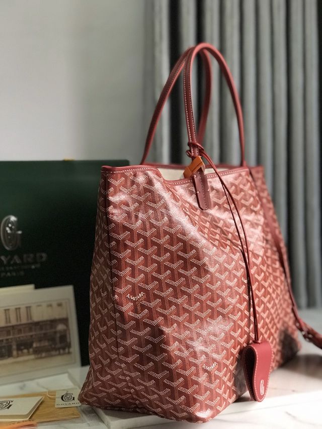 Goyard original canvas saint louis GM bag GY0083 red