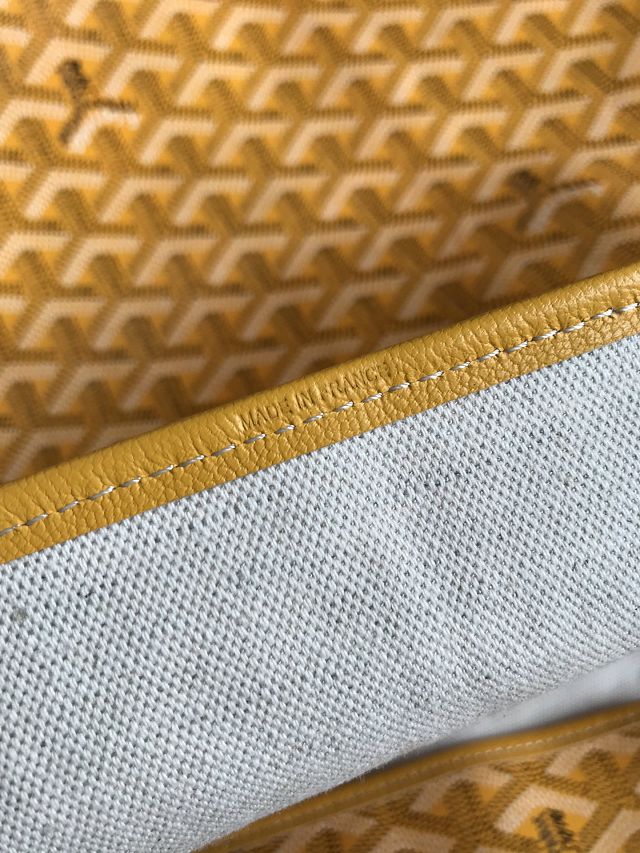 Goyard original canvas saint louis GM bag GY0083 yellow