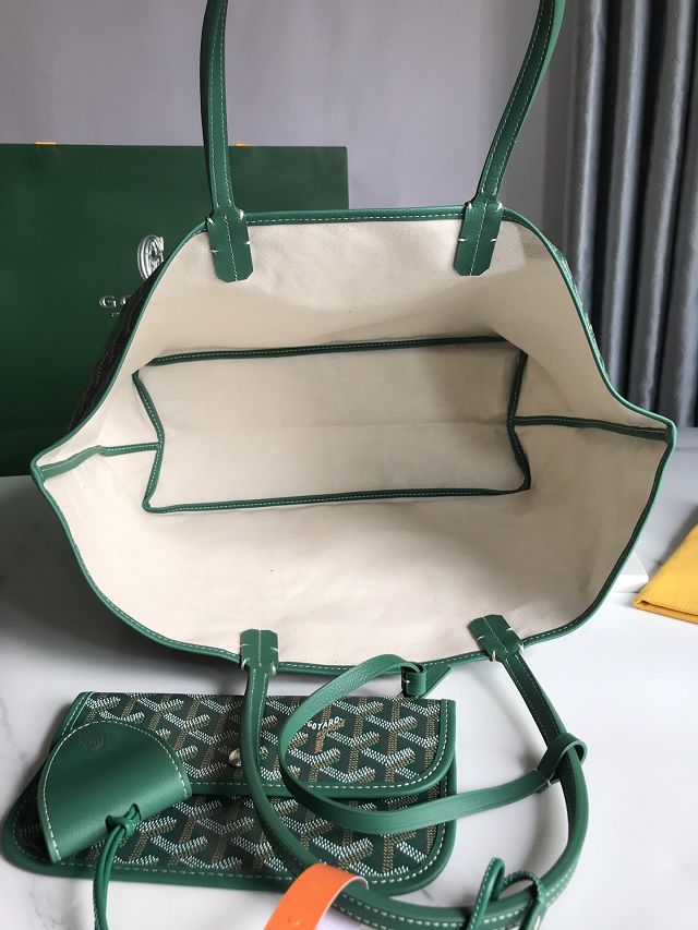 Goyard original canvas saint louis PM bag GY0082 green