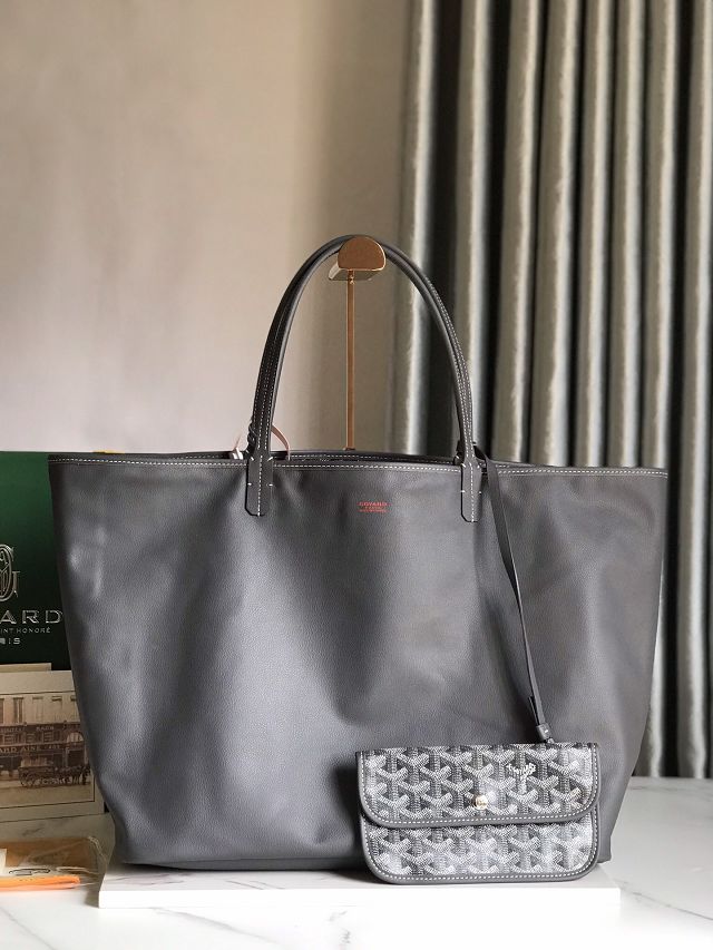 Goyard original calfskin&canvas reversible anjou PM bag GY0087 grey