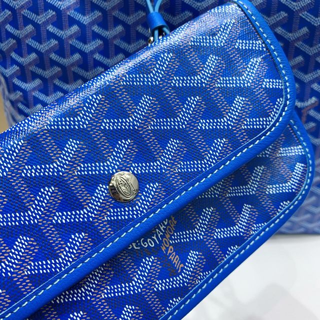 Goyard original canvas boheme hobo bag GY0094 blue