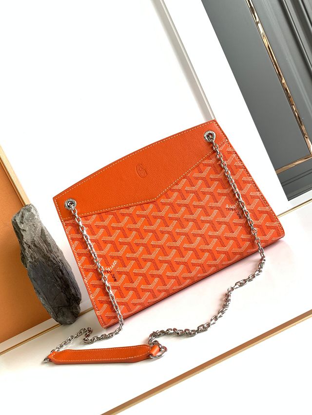 Goyard original canvas rouette structure PM bag GY0092 orange