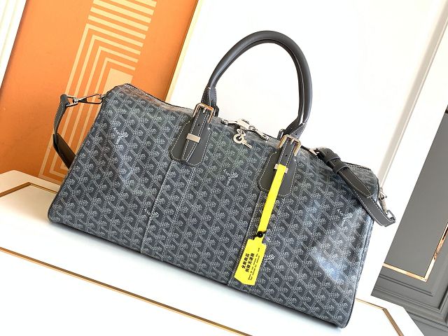 Goyard original canvas boston 45 bag GY0096 grey